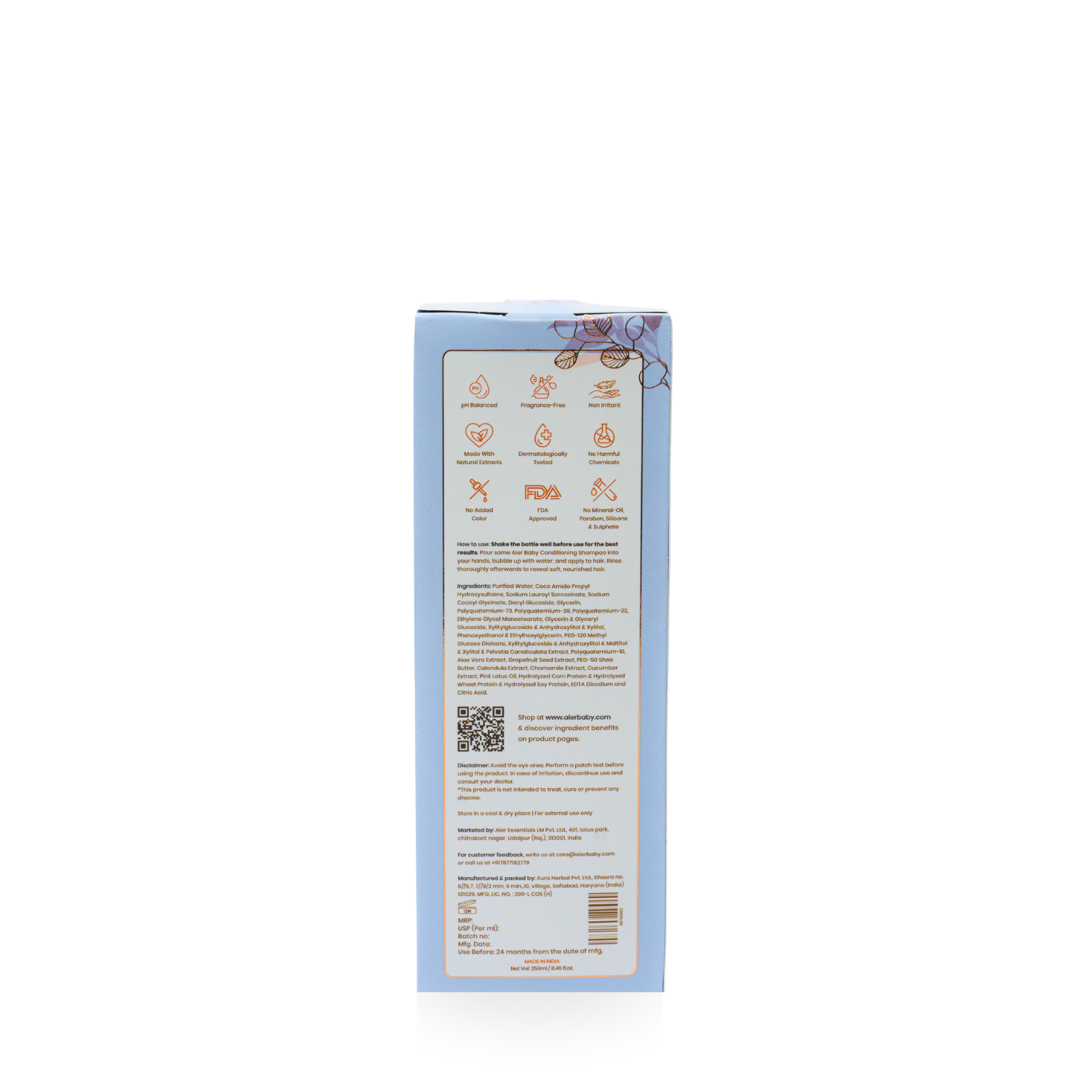 Aier Baby Conditioning Shampoo